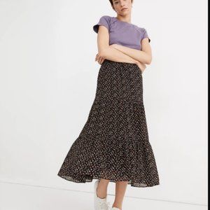 Madewell Tiered Ruffle Maxi Skirt